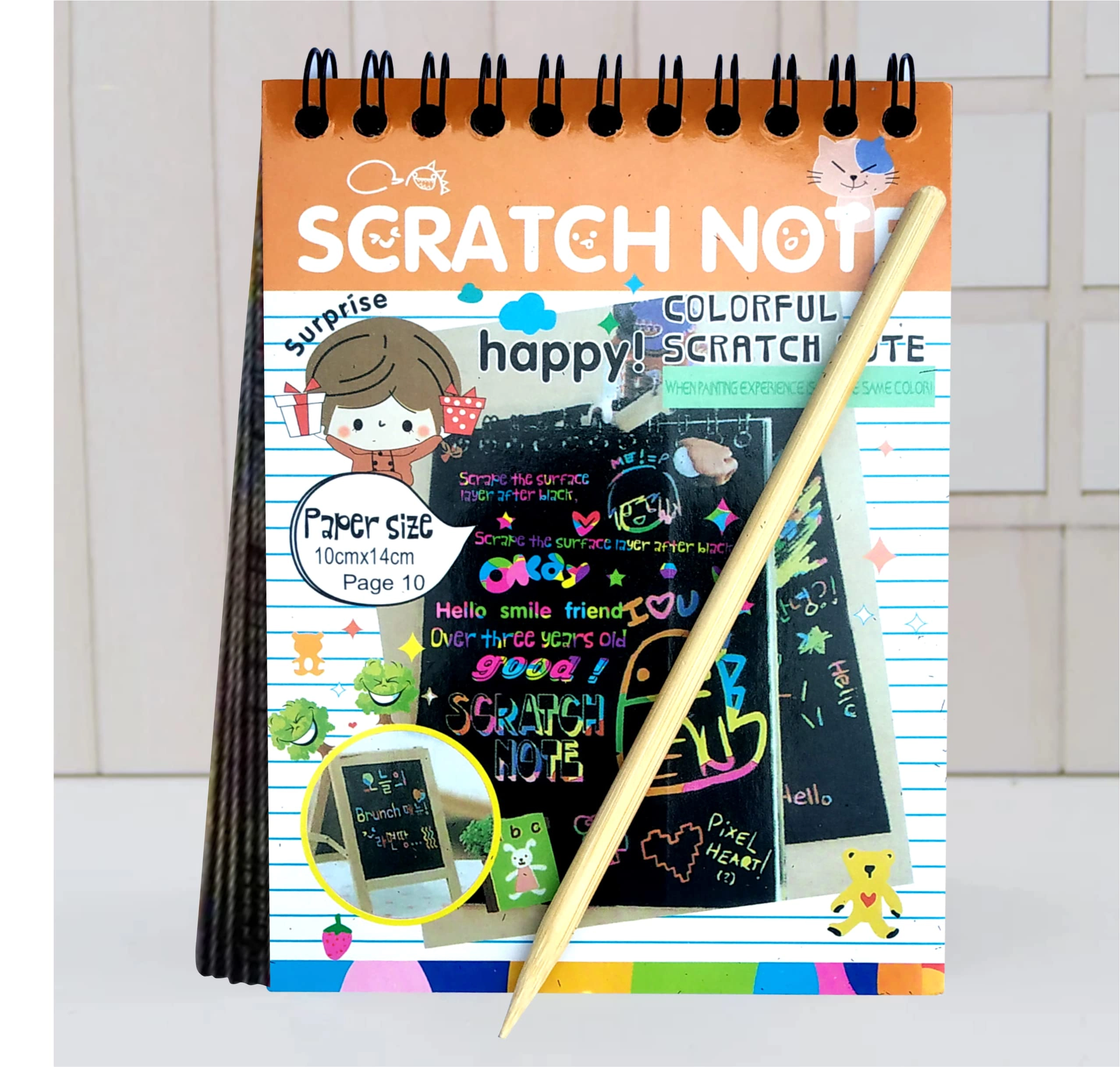 Scratch Book - 3+ years 12 pcs