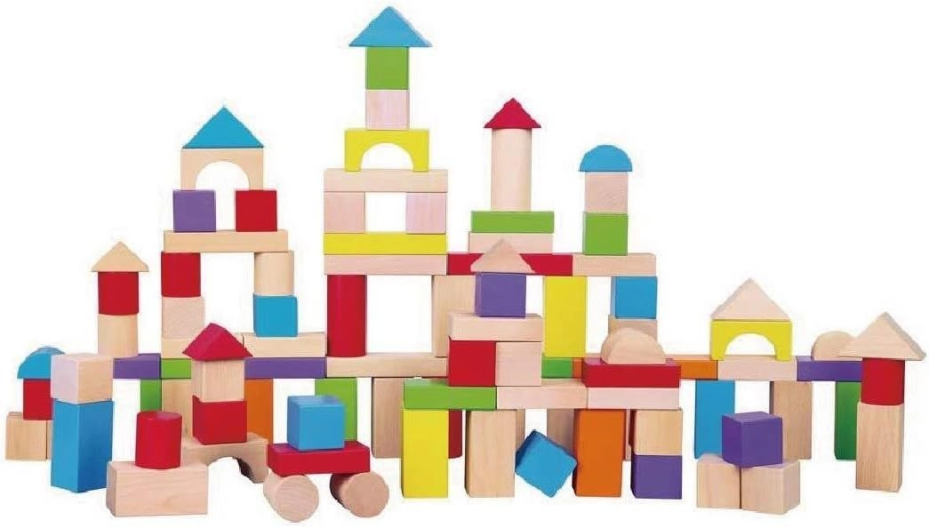 Wooden Blocks - 100pcs