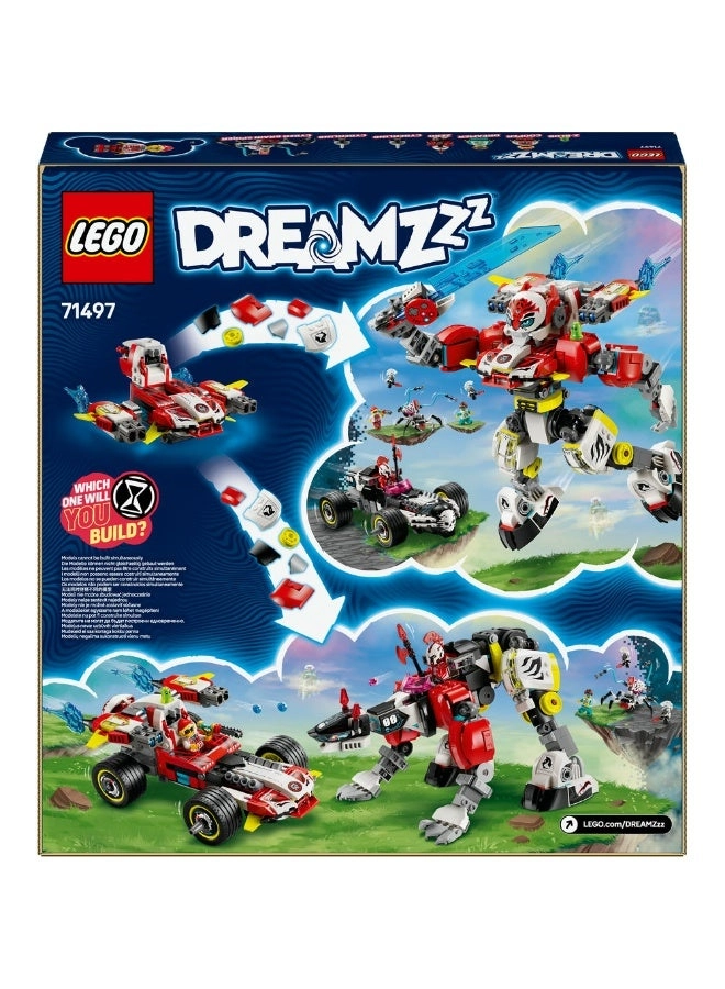 DREAMZzz Cooper’s Tiger Mech & Zero’s Hot Rod Car