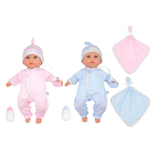 La Newborn Baby Doll - 12.5” Vinyl Boy & Girl