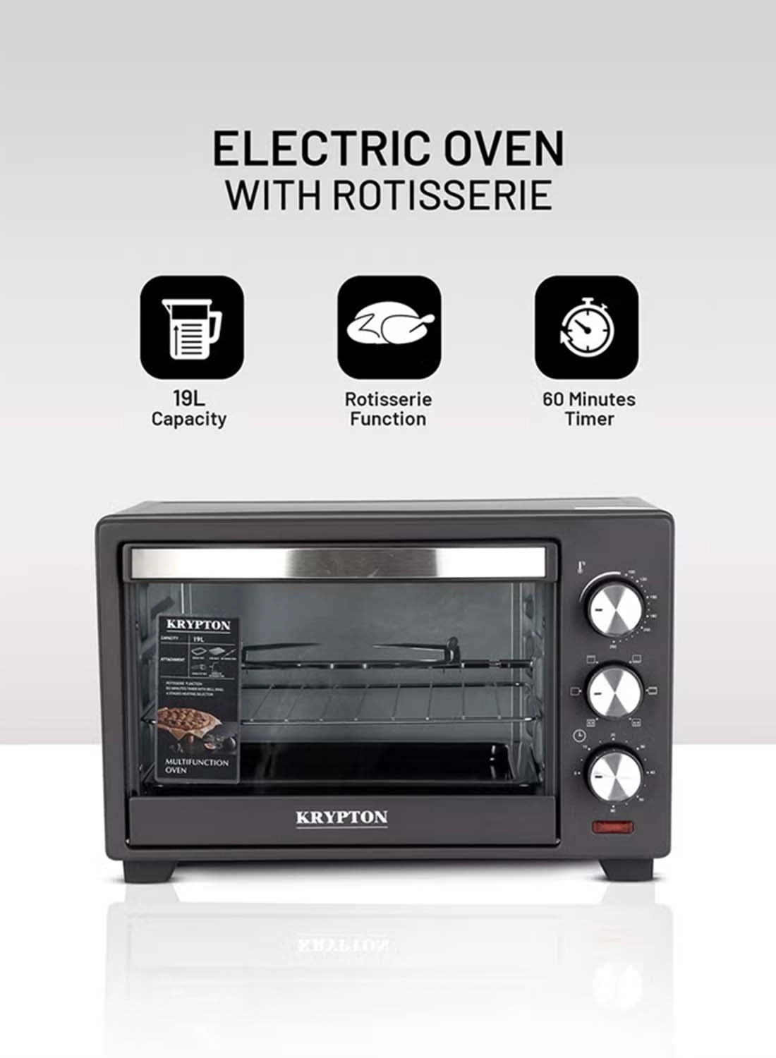 KRYPTON KNO6096 - Countertop Electric Oven