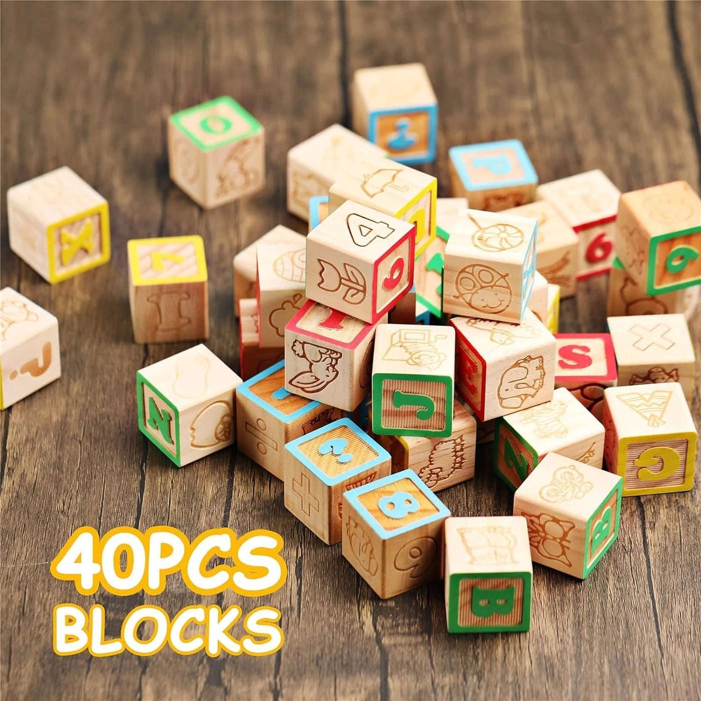 Abc Blocks - Toddlers 40 pieces