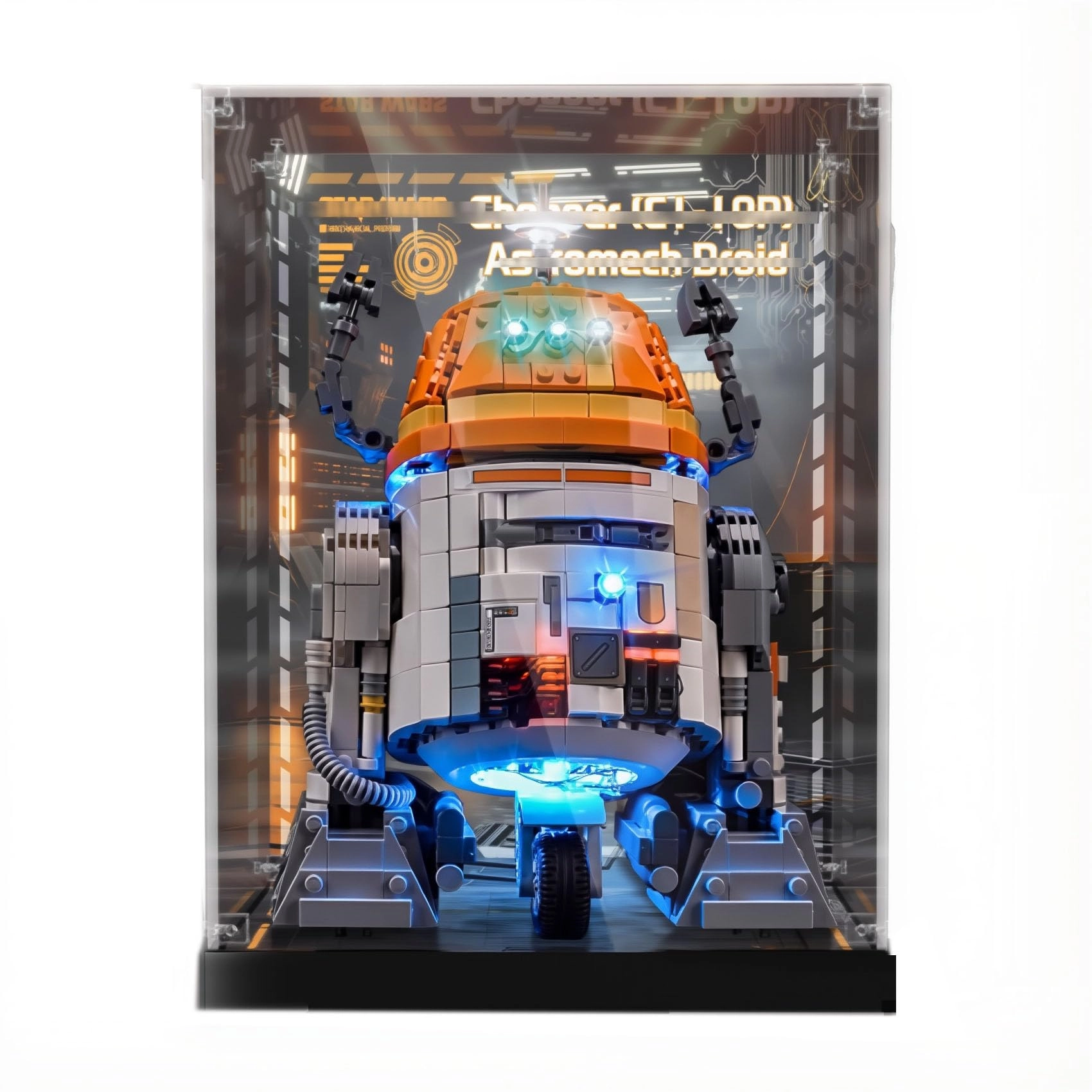 OOHNVJKI Acrylic Display Box for LEGO Galaxy Machinery 75416