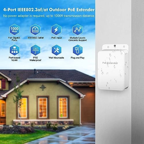 1000M Outdoor 4-ports