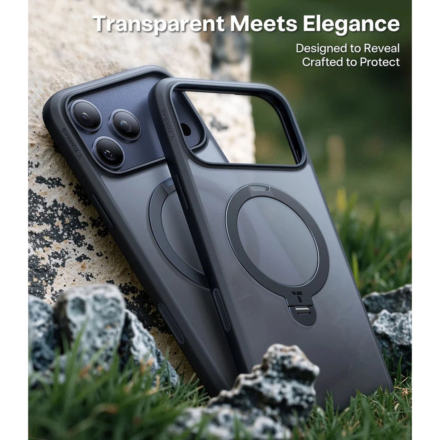 Ostand Spin Silicone Case with MagSafe for iPhone 17 Pro Max