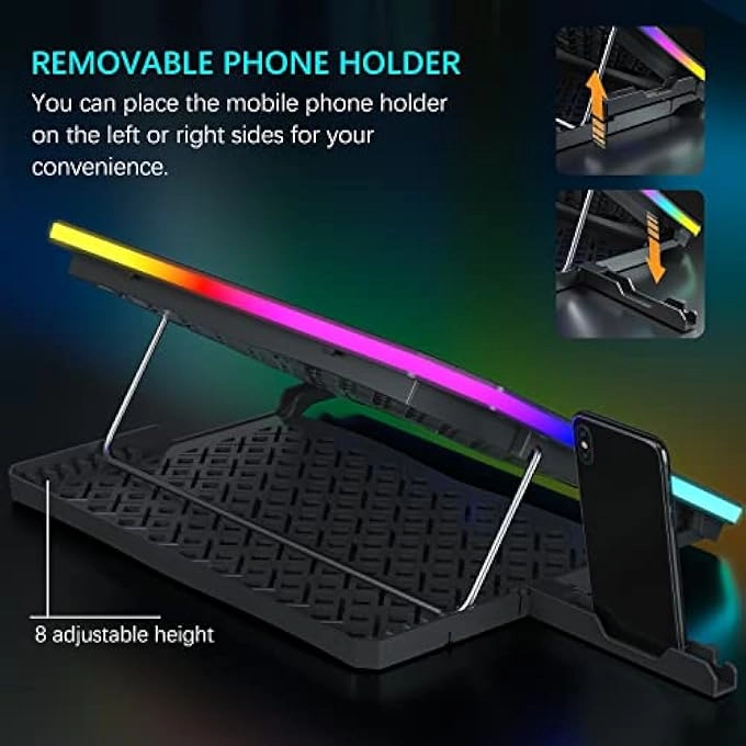 LAPTOP COOLING PAD - 12-17 INCH 6 QUIET FANS