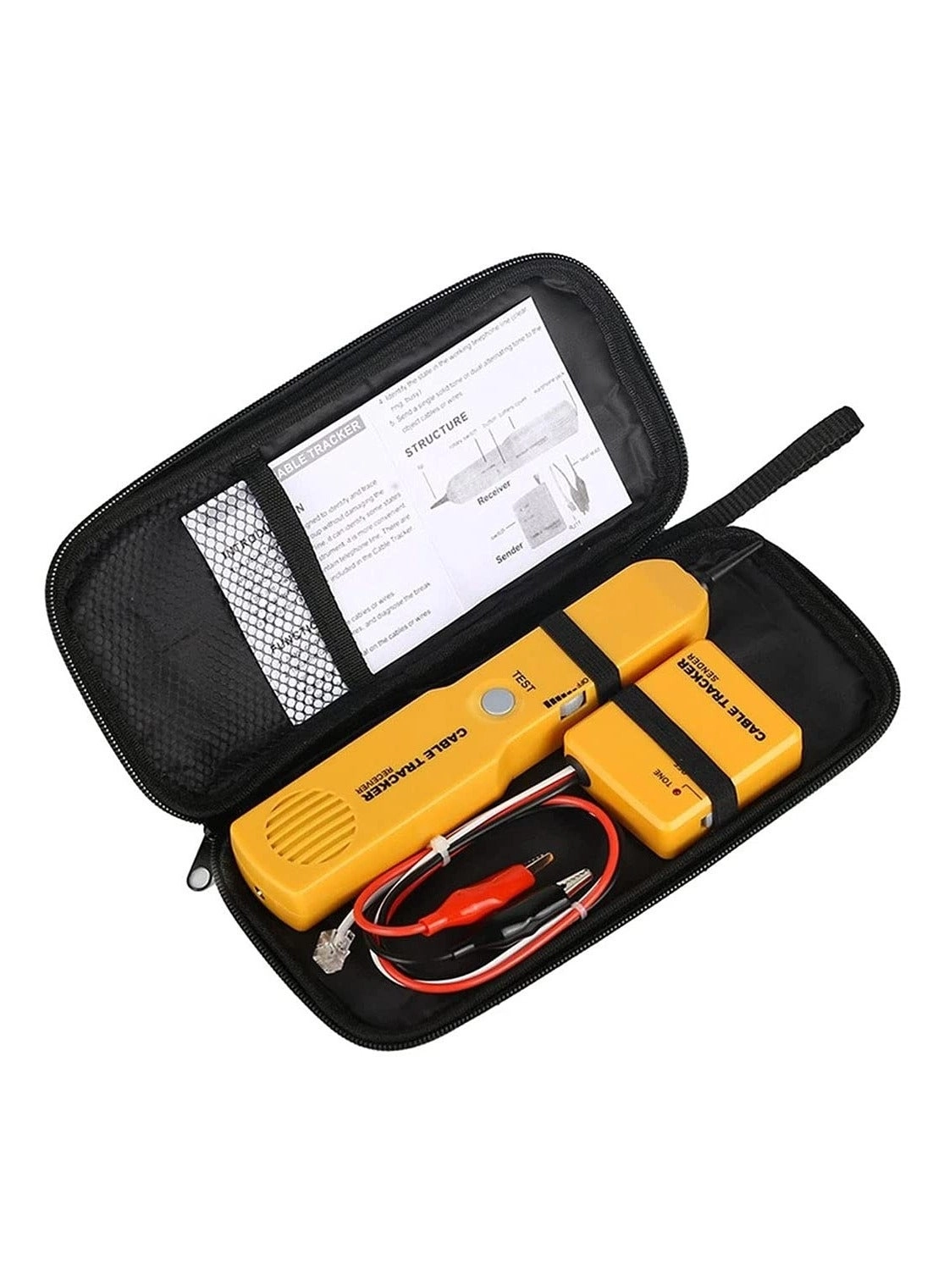 SANMUGEED Electrical Wire Tracer Circuit Tester - Clips & RJ11 Plug