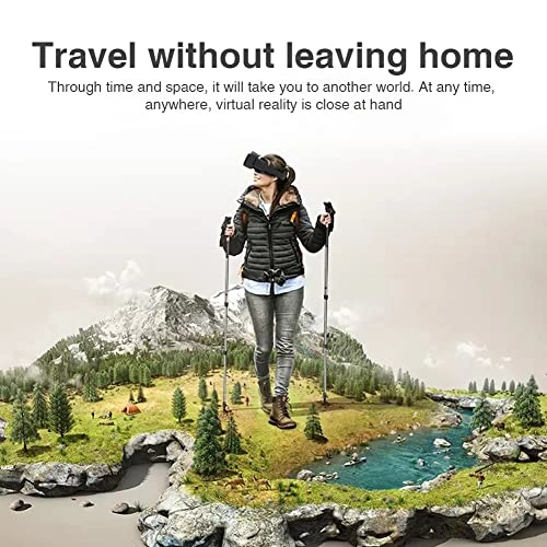 VR Headset - 360-degree panorama 90 degrees Black