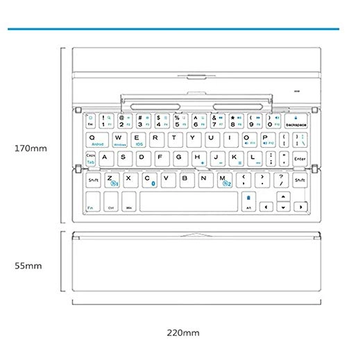 Three Fold Bluetooth Keyboard - Bluetooth