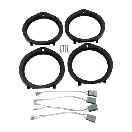 IROMEHONY Door Speaker Adapter Mounting Plates - 165mm Door Speaker