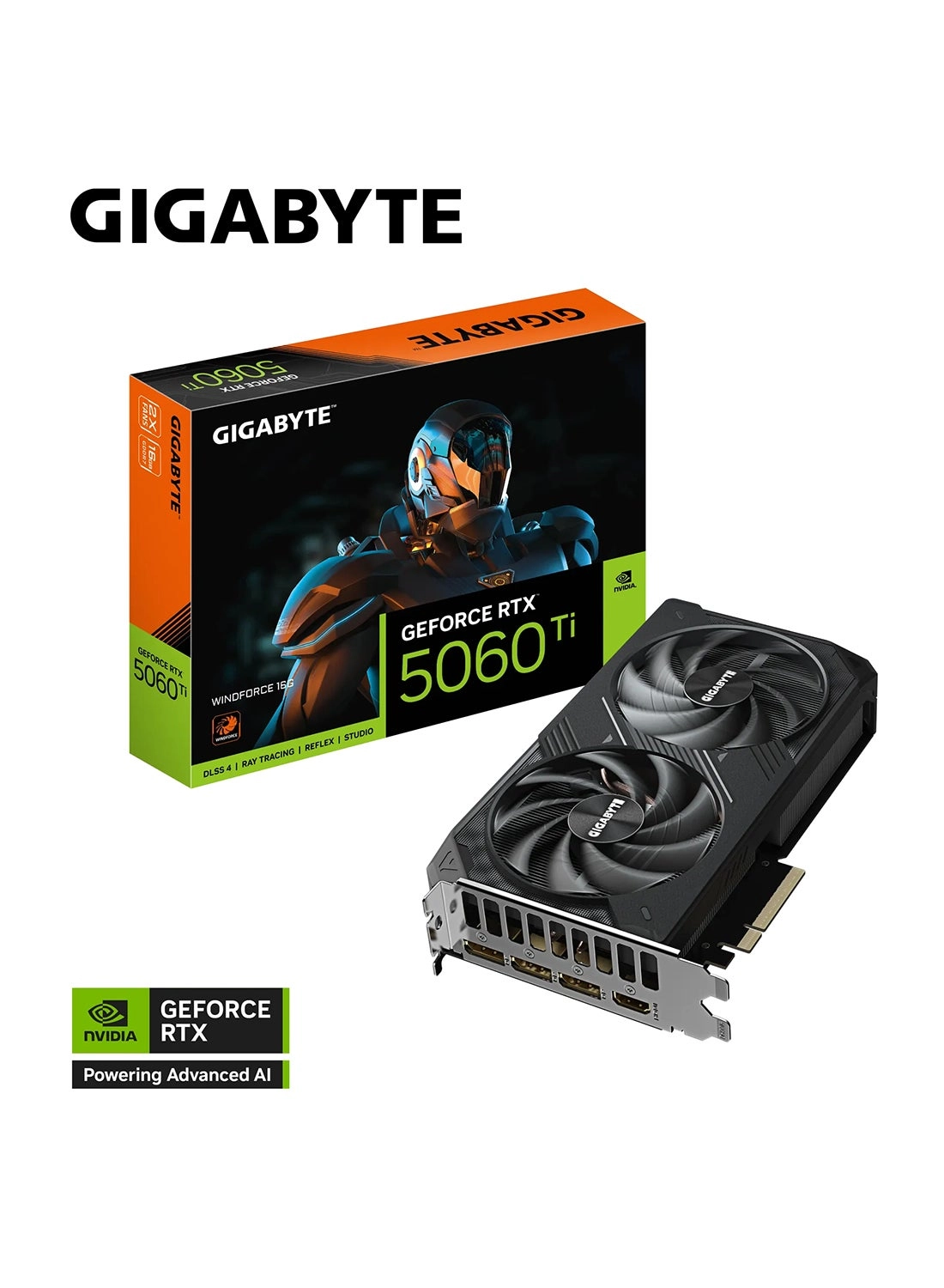 GIGABYTE GeForce RTX 5060 Ti Windforce OC - 16GB