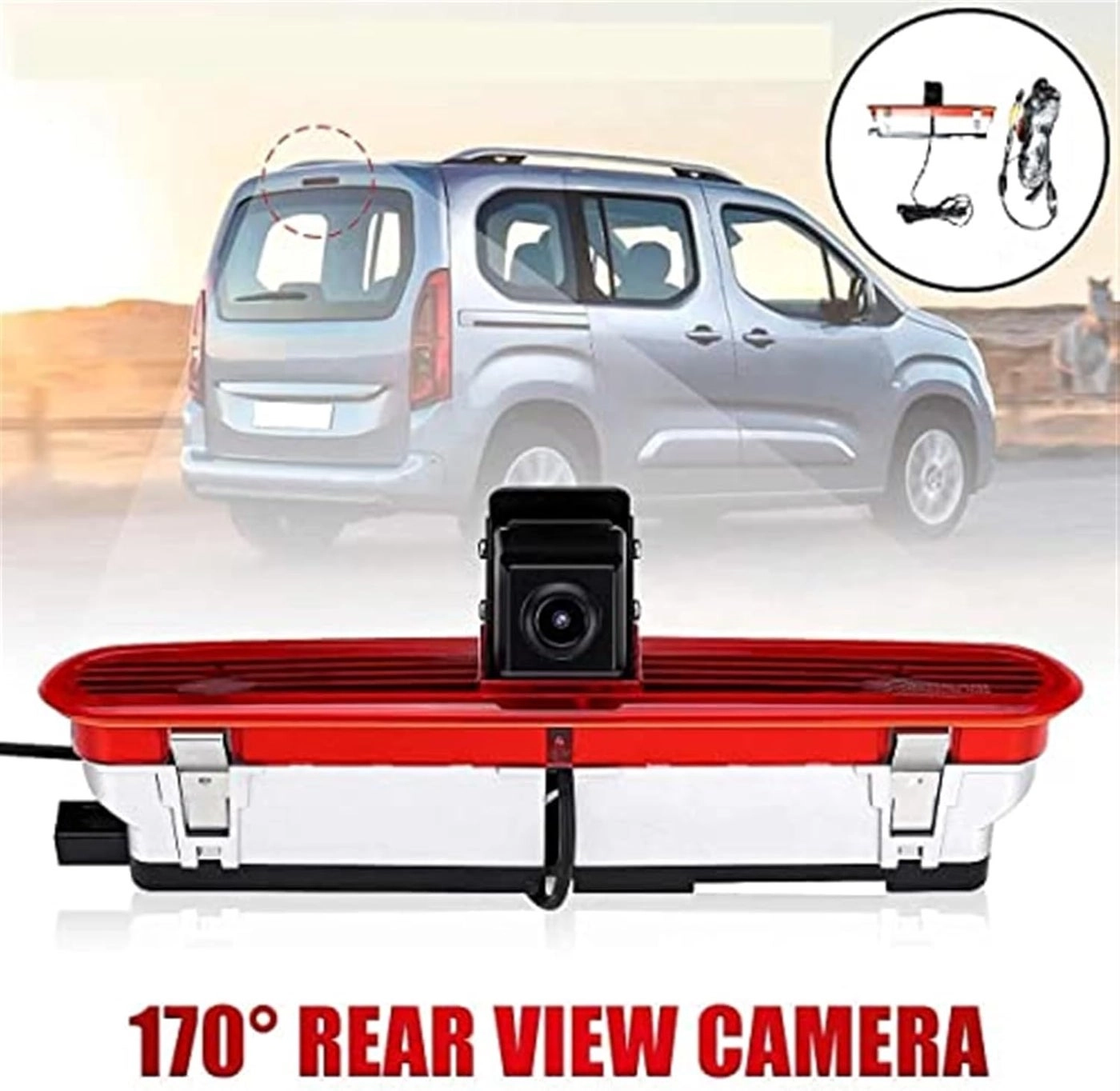 Brake Light Camera - Night vision HD 720P
