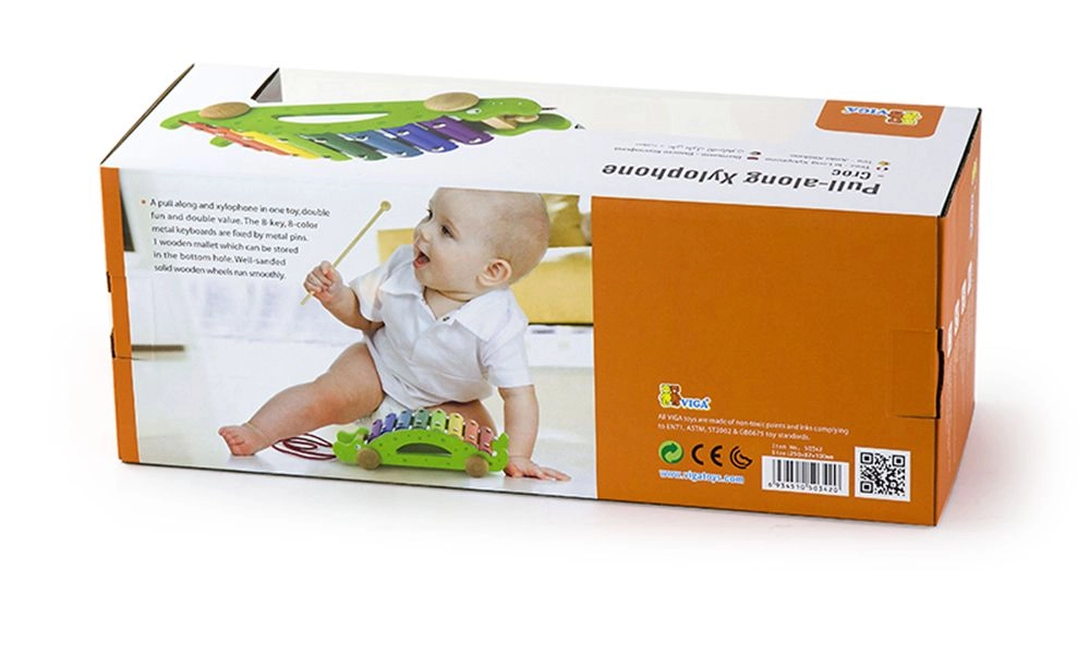 Pull-along Xylophone - Croc