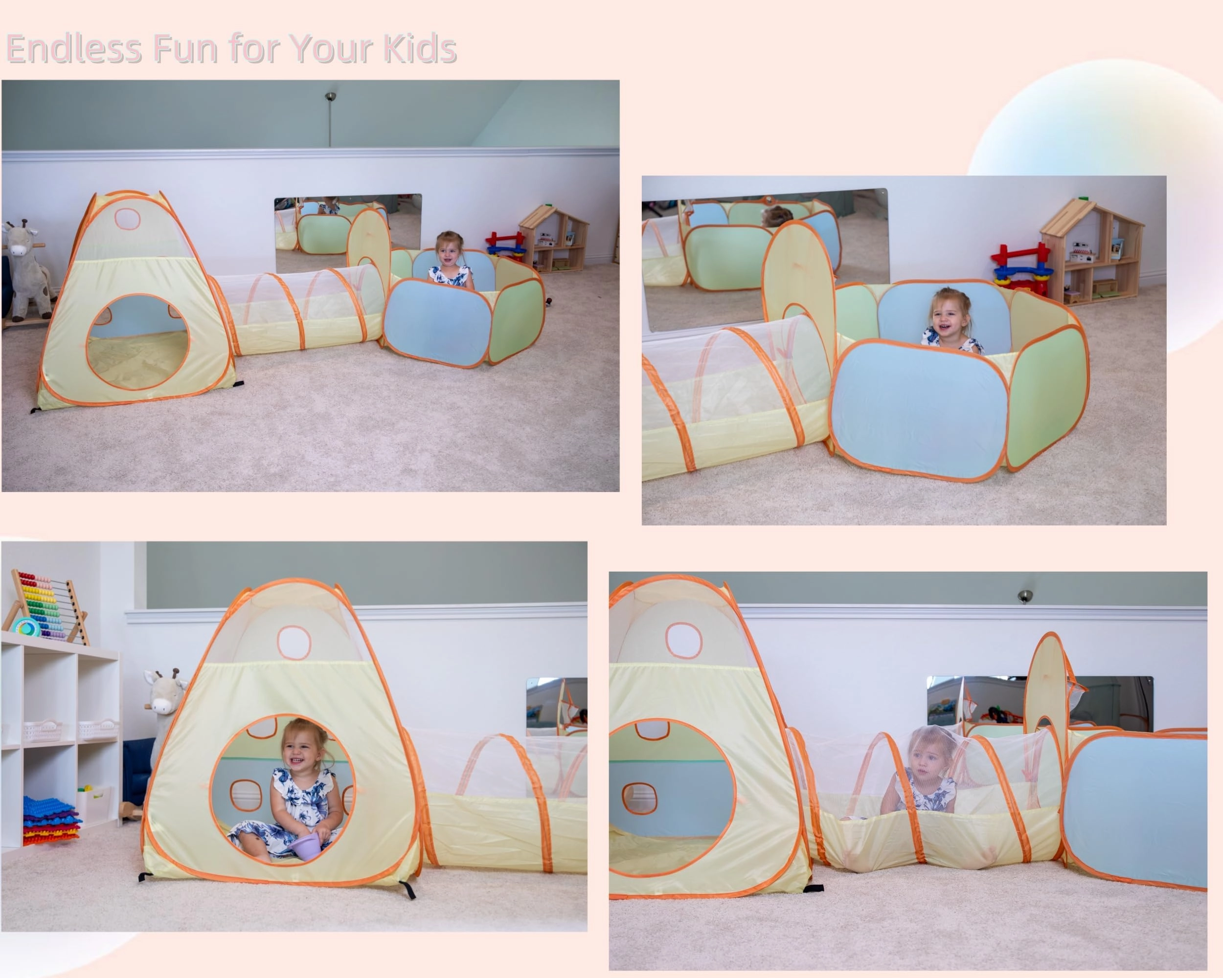 3 in 1 Pop Up Play Tent
