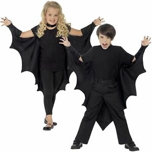 Party Zone Vampire Bat Wings - Kids Black