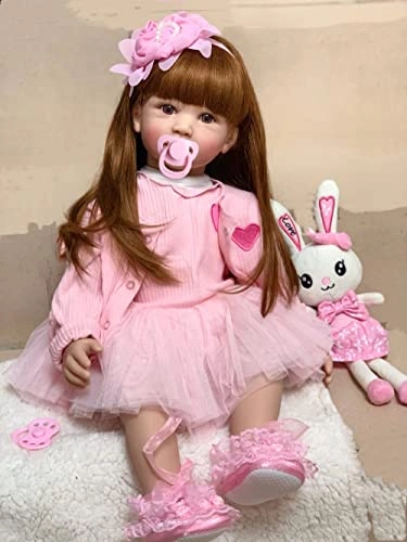 Reborn Baby Doll - 24 Inch Vinyl Silicone Girl Ages 3+
