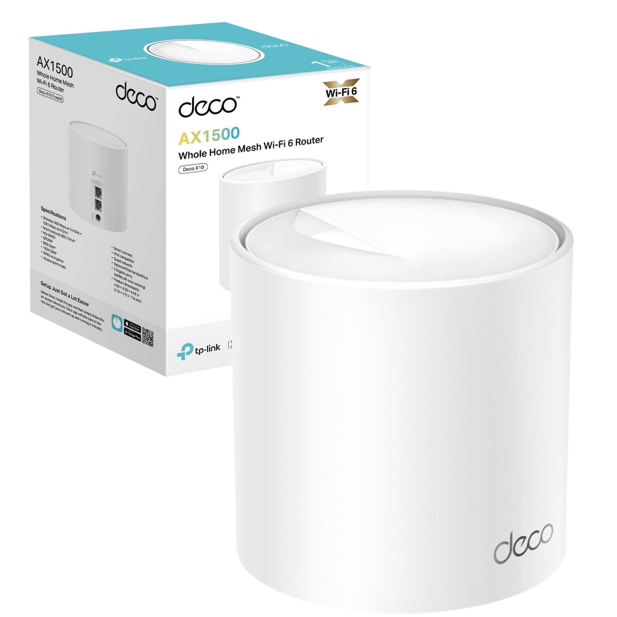 TP-Link Deco X10 - Wi-Fi 6 1-Pack