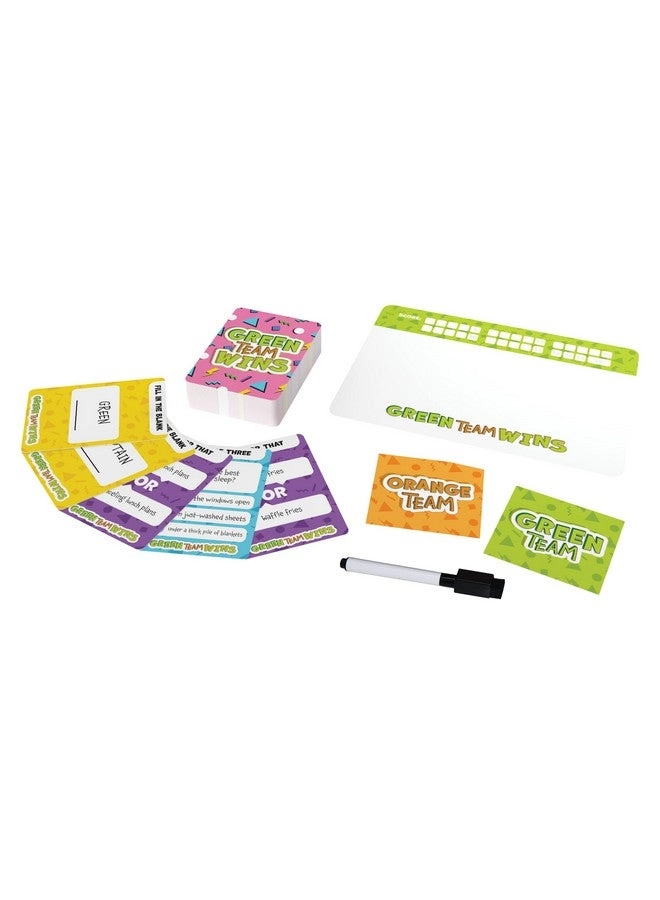 Green Team Wins Game - Ages 10 And Up 36 Players