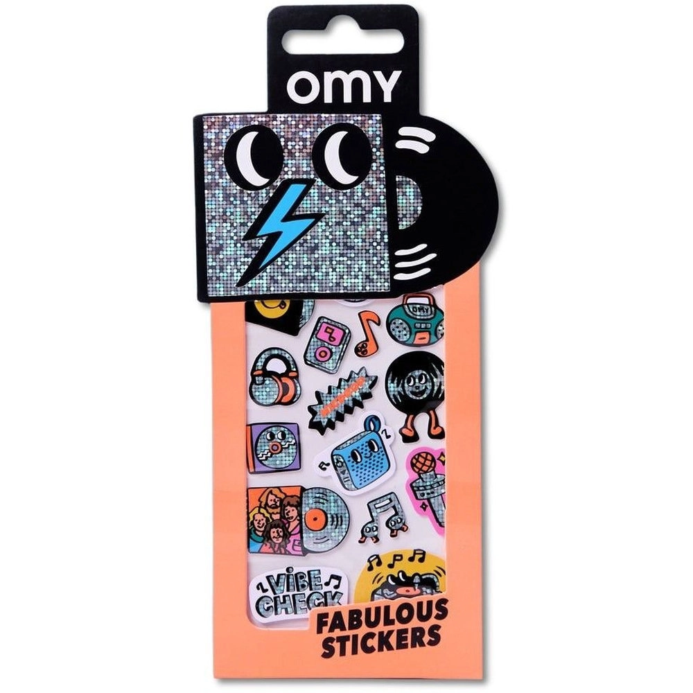 OMY Music Sticker Book S sized 6 pcs