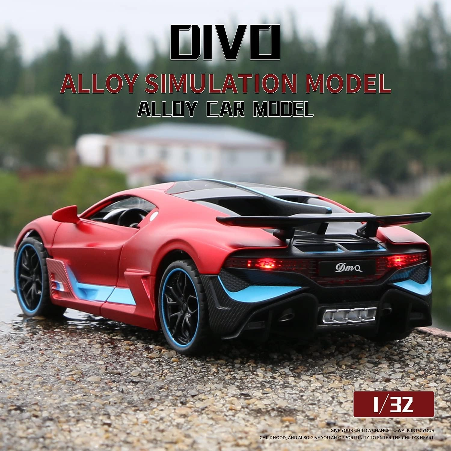 Bugatti DIVO-Black 1:32 - 1pcs