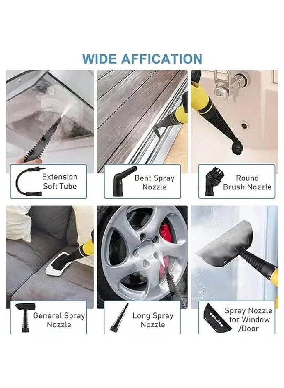 High Pressure Steam Cleaner Bundle