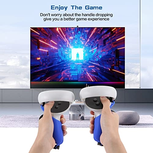 VR Silicone face Cover + Controller Grip Cover + Rocker protective cap - Wireless