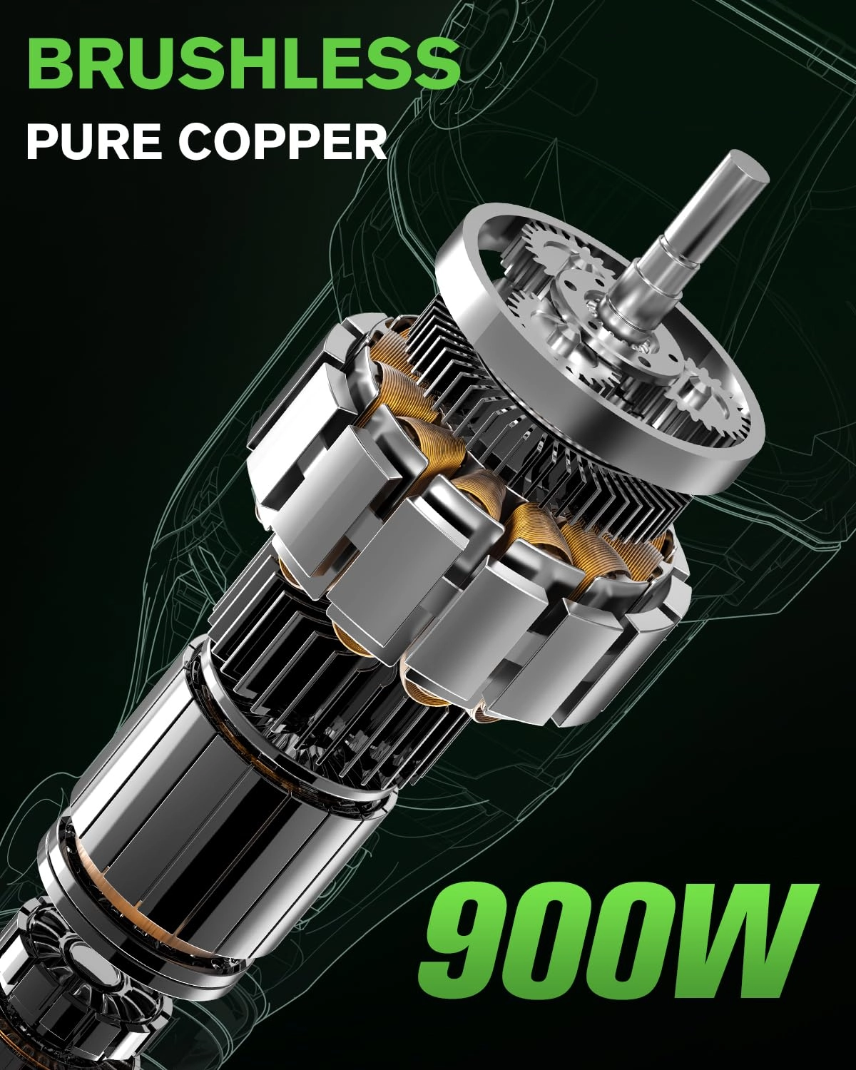 GIN21V-DA15 - 900W 5in