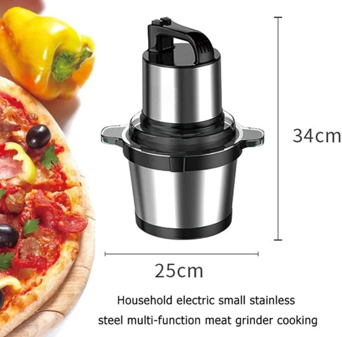 Food Chopper & Mincer Grinder - 4L 800W