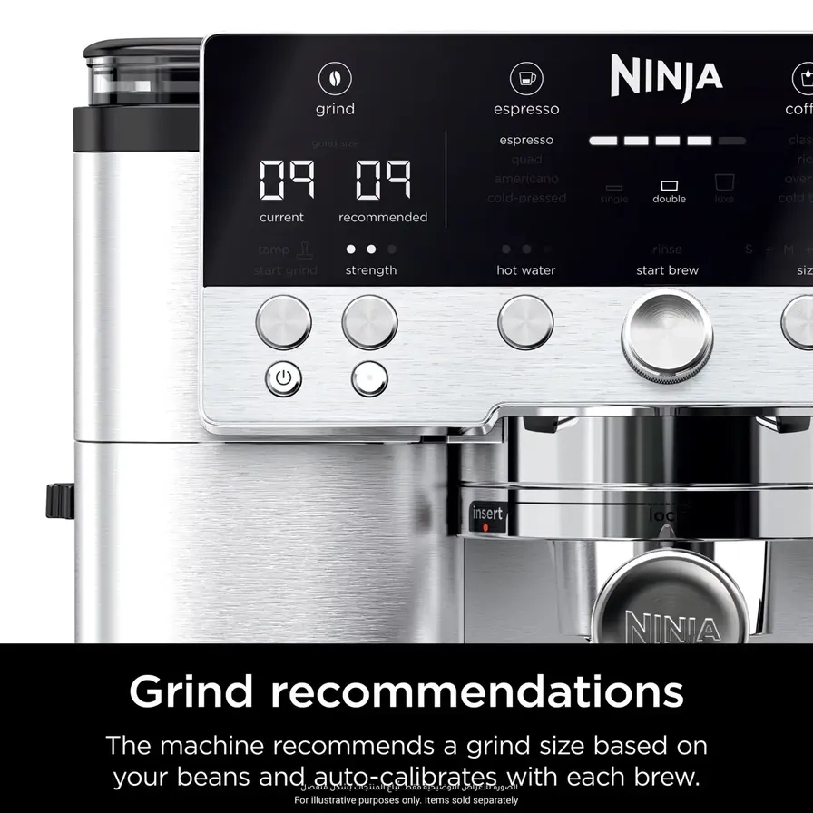 Luxe Premier - 3-in-1 integrated grinder frother