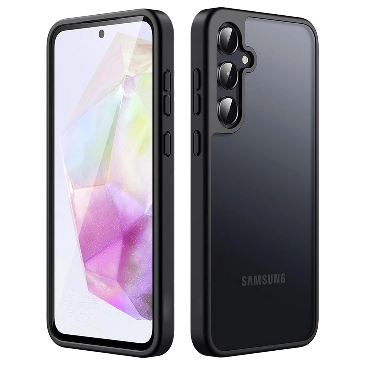 Case with Screen Protector for Samsung Galaxy A55