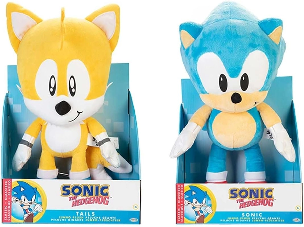 JAKKS Pacific Sonic Plush - 9 inches Assorted Colours