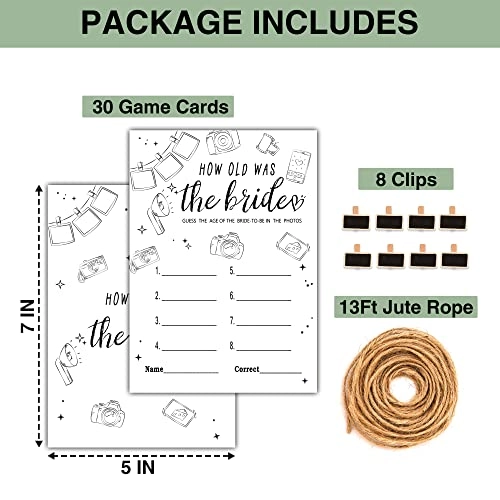 How Old Was The Bride-to-be - Adult 30 piece(s)