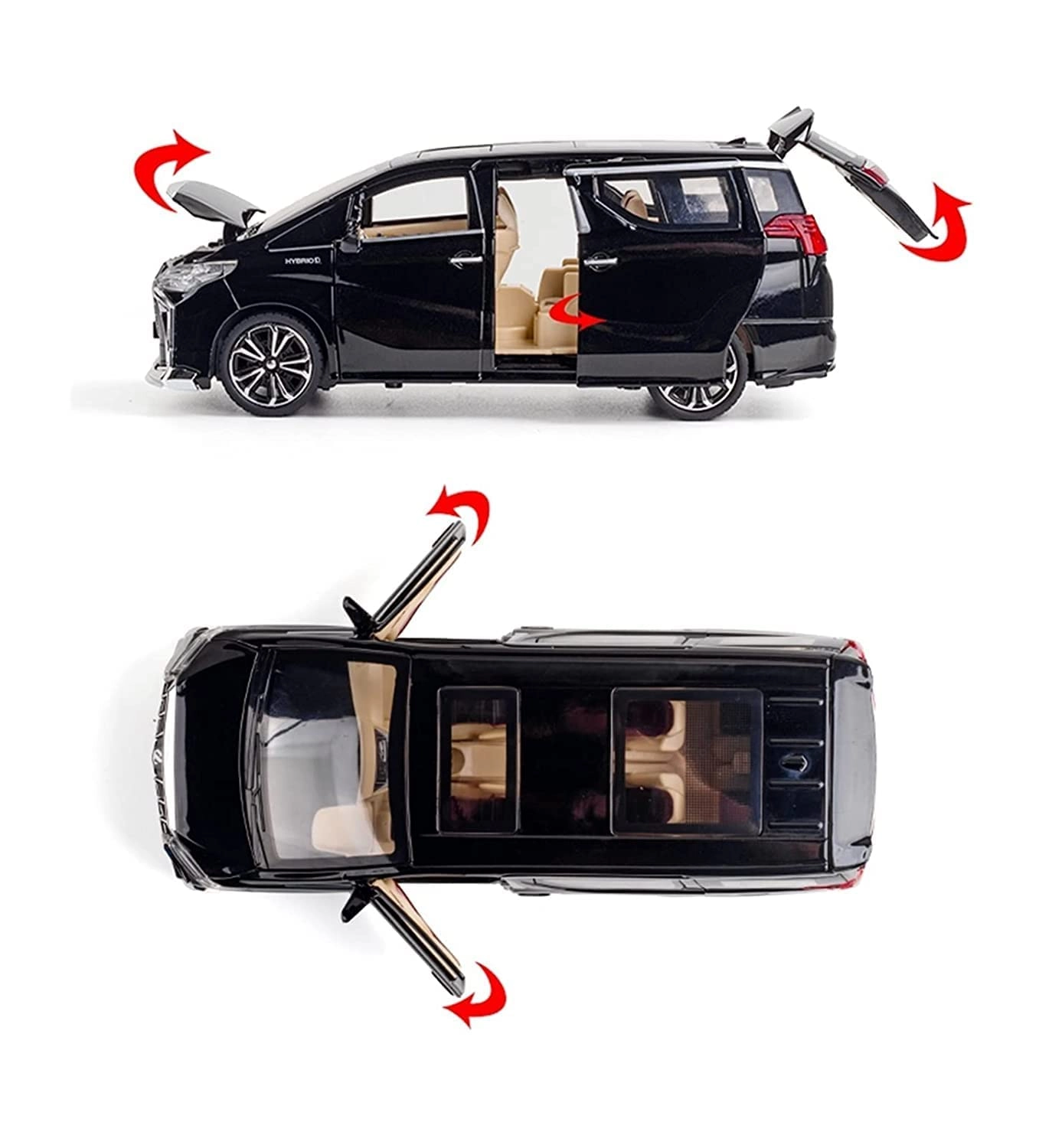 alphard - 1:24 1pcs