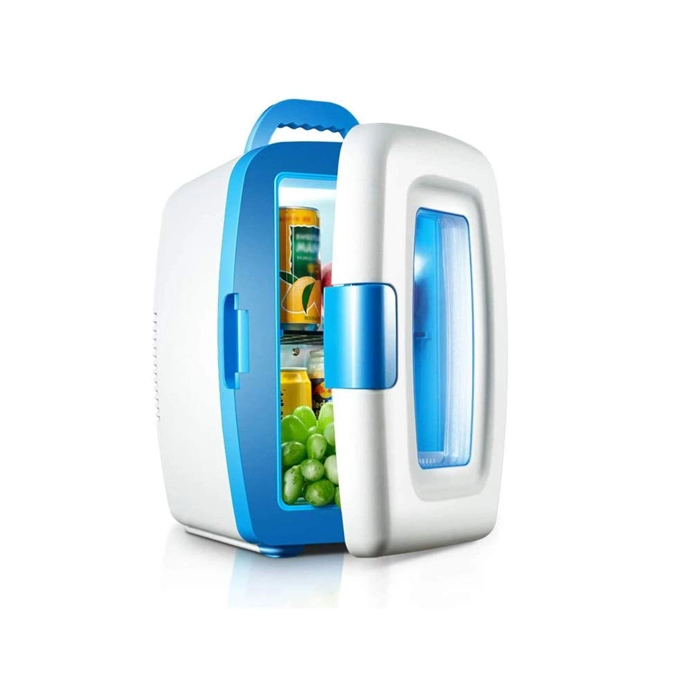 LZFgjsc Mini Car Refrigerator - Dual-Core Refrigeration 12V/24V