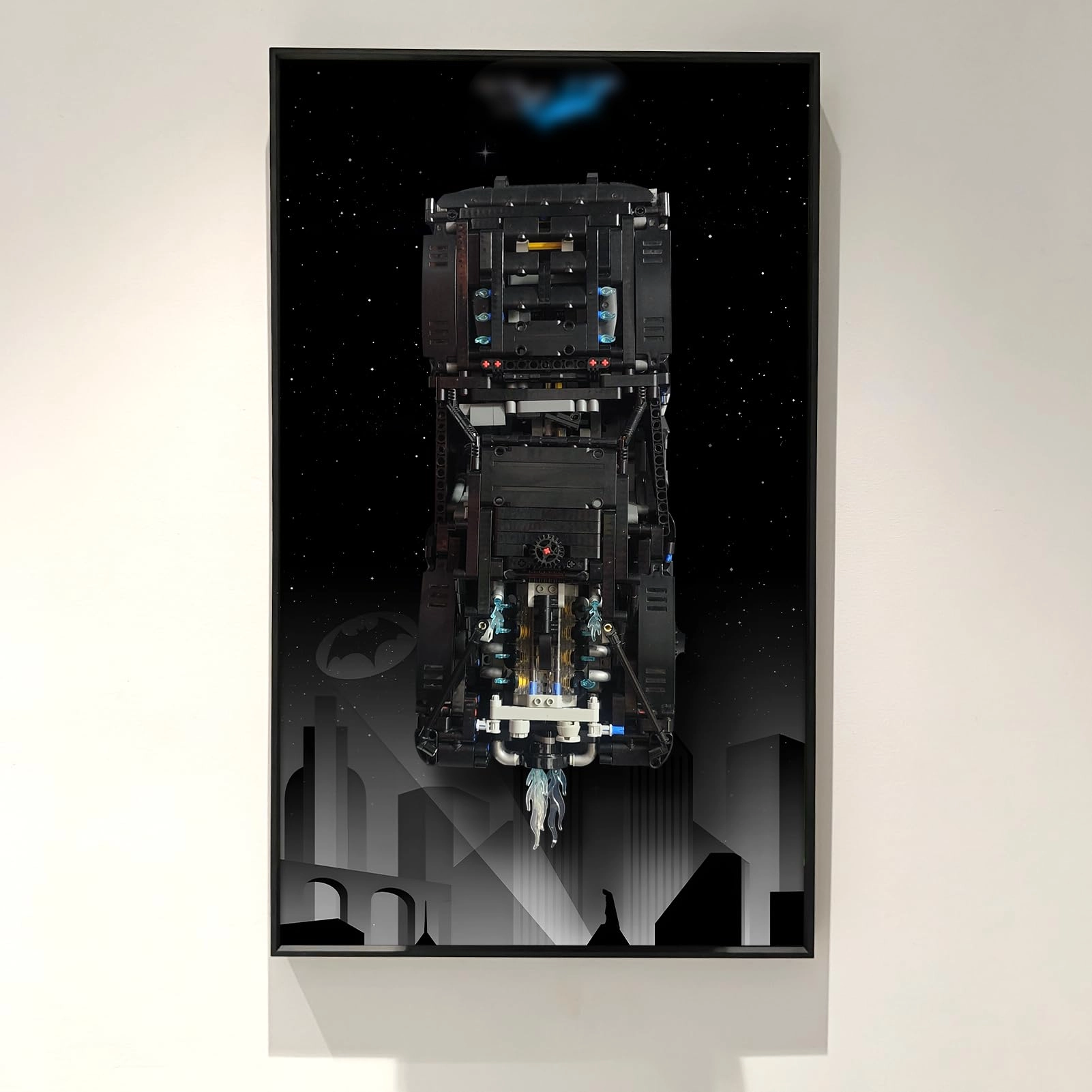 iCUANUTY Lego Technic Display Wall Plate (42127) - 75 x 45cm