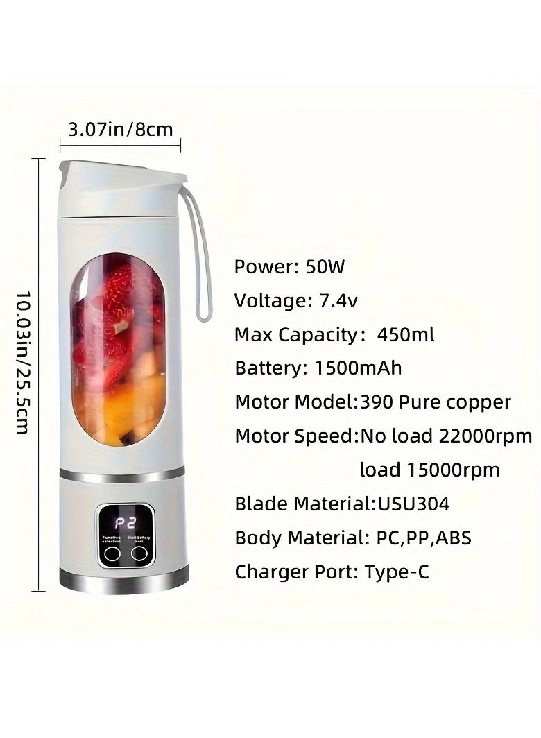 390 - USB Rechargeable LED Display Compact Design
