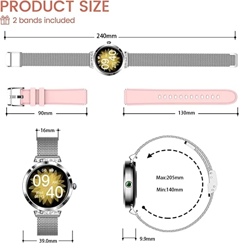 Smart Watch Zinc Alloy Case+ABS