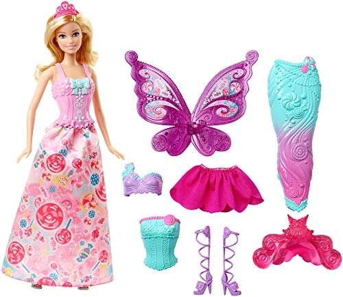 Barbie Fairytale Dress Up - Pink Ages 3+ Gift Set