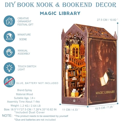 Book Nook Kit - Fantasy Train Platform