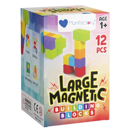 Magnetic Building Blocks - Geometric Shapes 12pcs Construction
