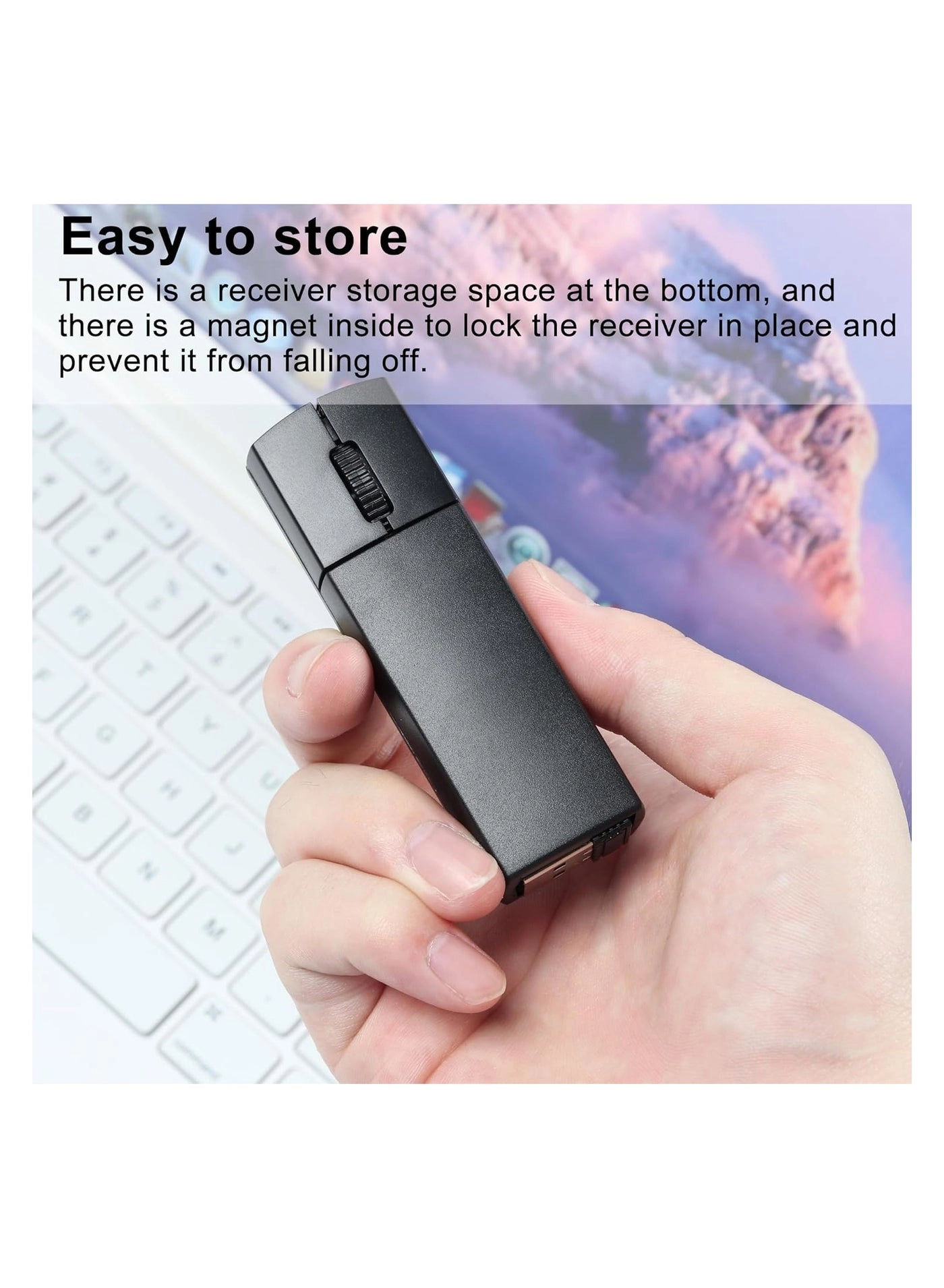 Portable Mini Travel Mouse - Bluetooth