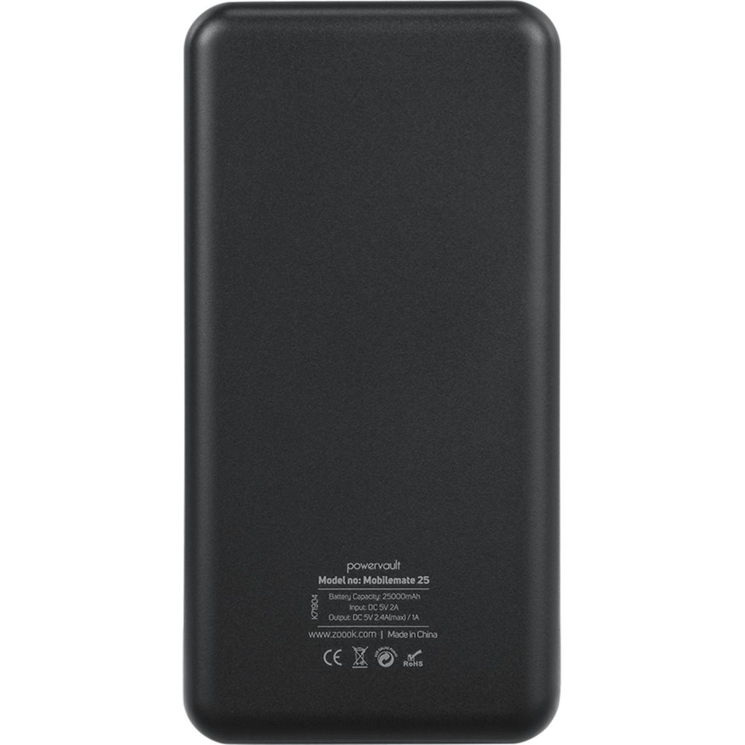 MOBILEMATE25A - 25000 MILLIAMPEREHOUR DC 5V 2.4A(max) / 1A