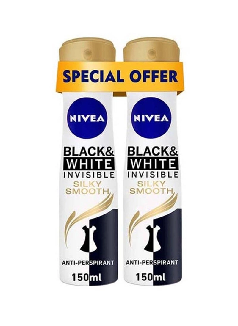 NIVEA Invisible Black & White - Fresh masculine scent 300 gram