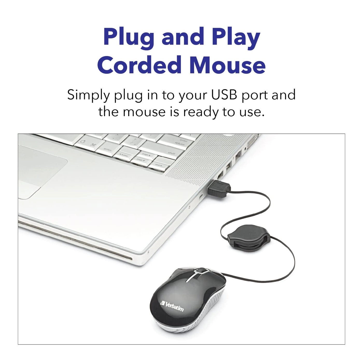 Mini Travel Optical Mouse - USB
