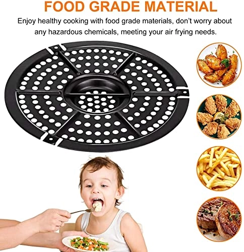 Air Fryer Grill Pan - Premium, Food-Grade Durable Steel 1