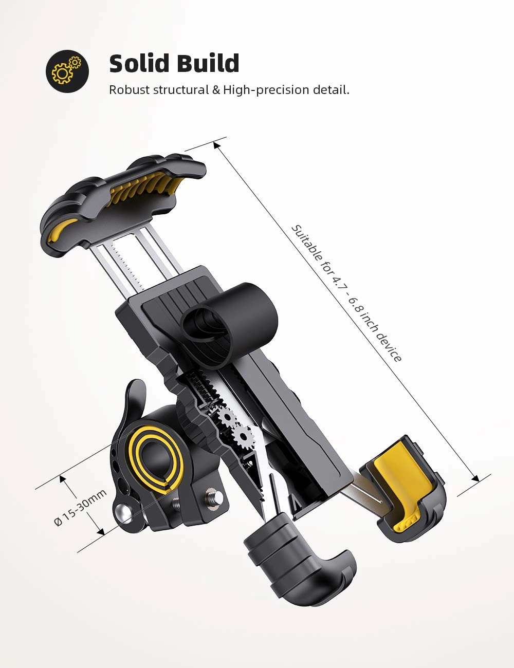 BM02-Y - Adjustable Handlebar Mount