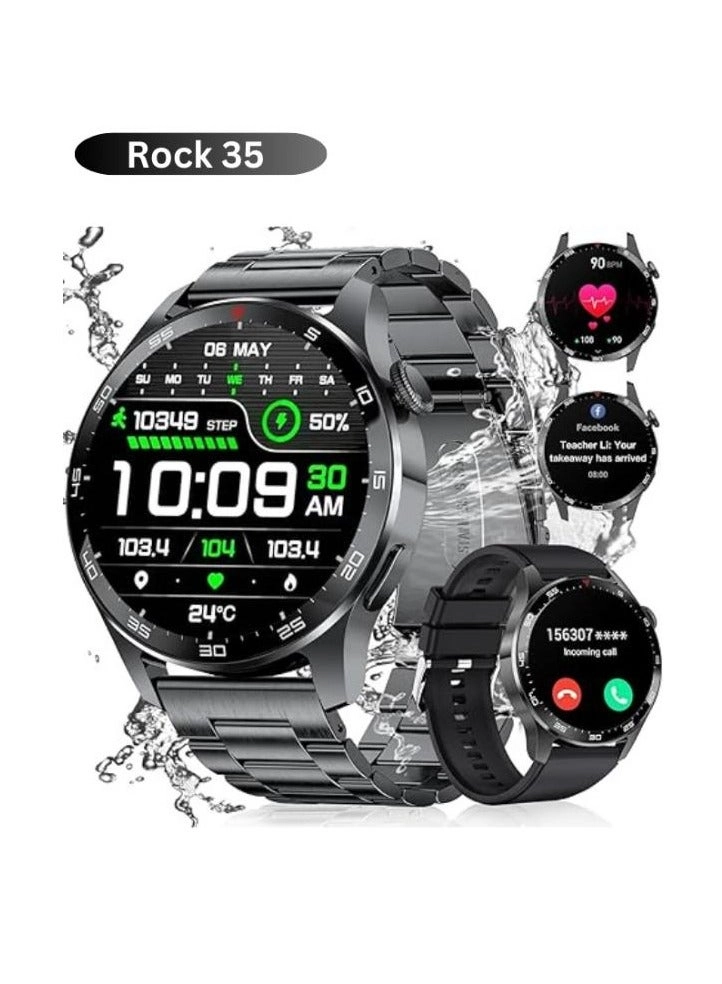 ROCK Health & Fitness Smartwatch - Heart Rate Blood Pressure ECG