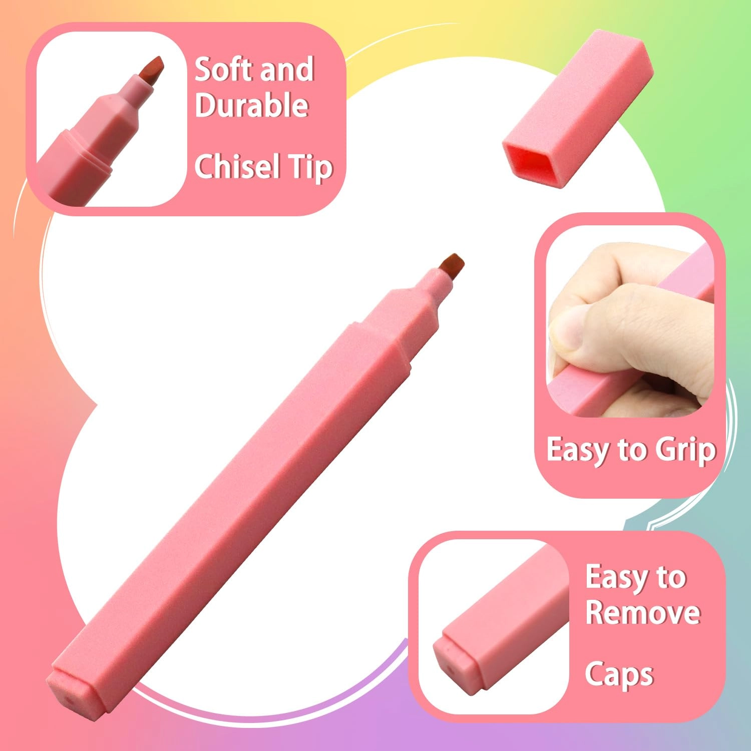 Highlighters - Vivid Colors Chisel