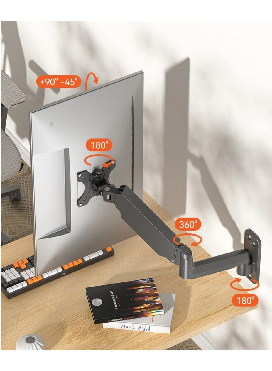 Single Monitor Arm Mount - 38 in 75x75mm 100x100mm