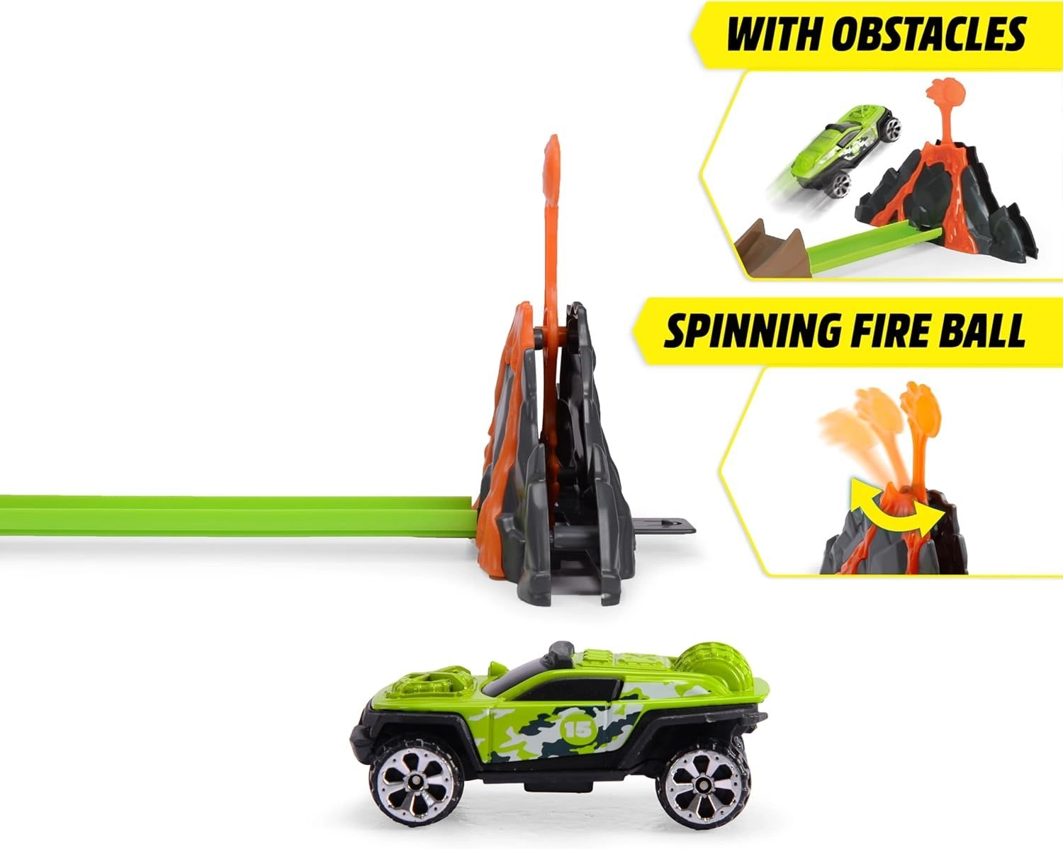 Volcano Launcher Track Set - Multi Colour 3+